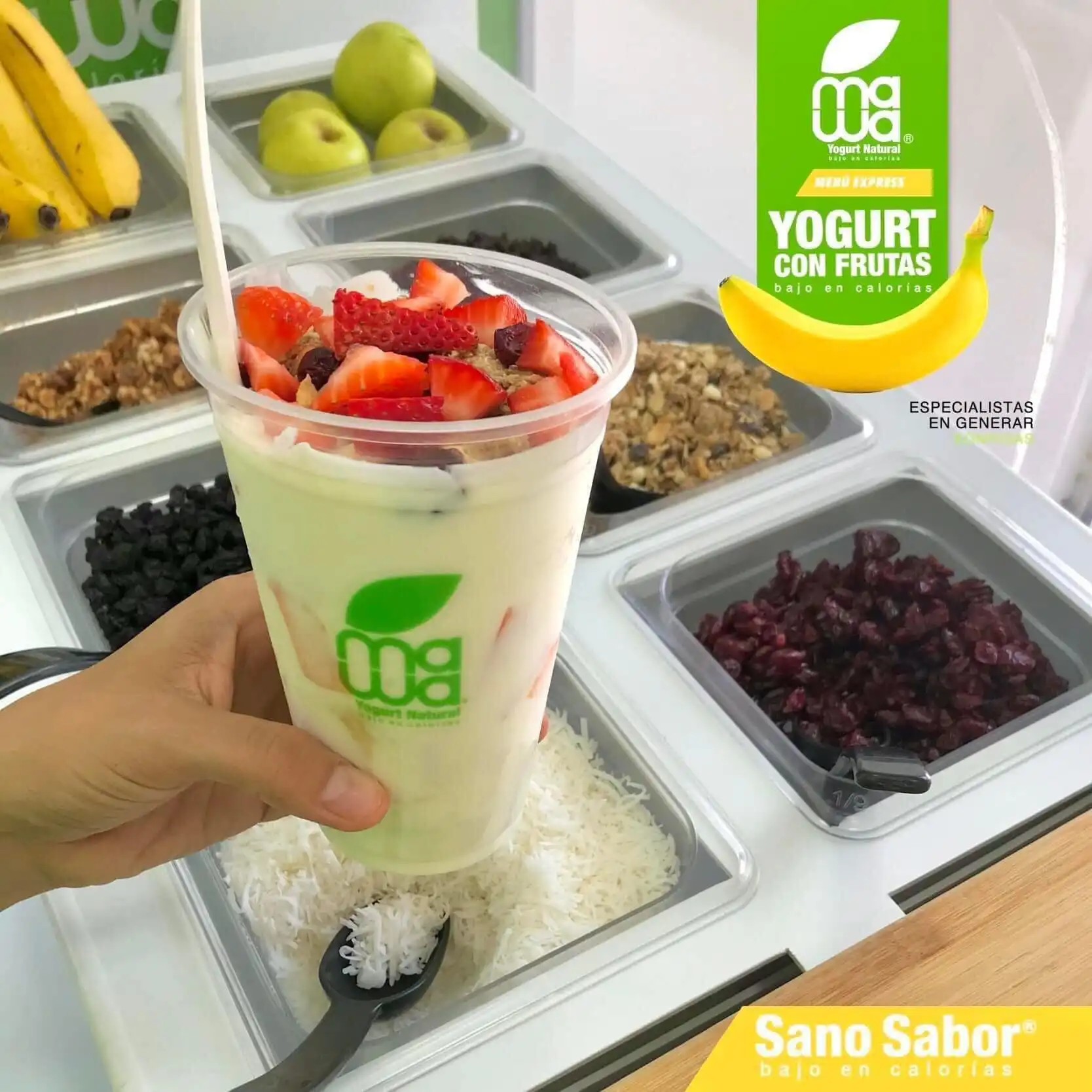 Logo de Mawa Yogurt Natural Hidalgo Michoacán